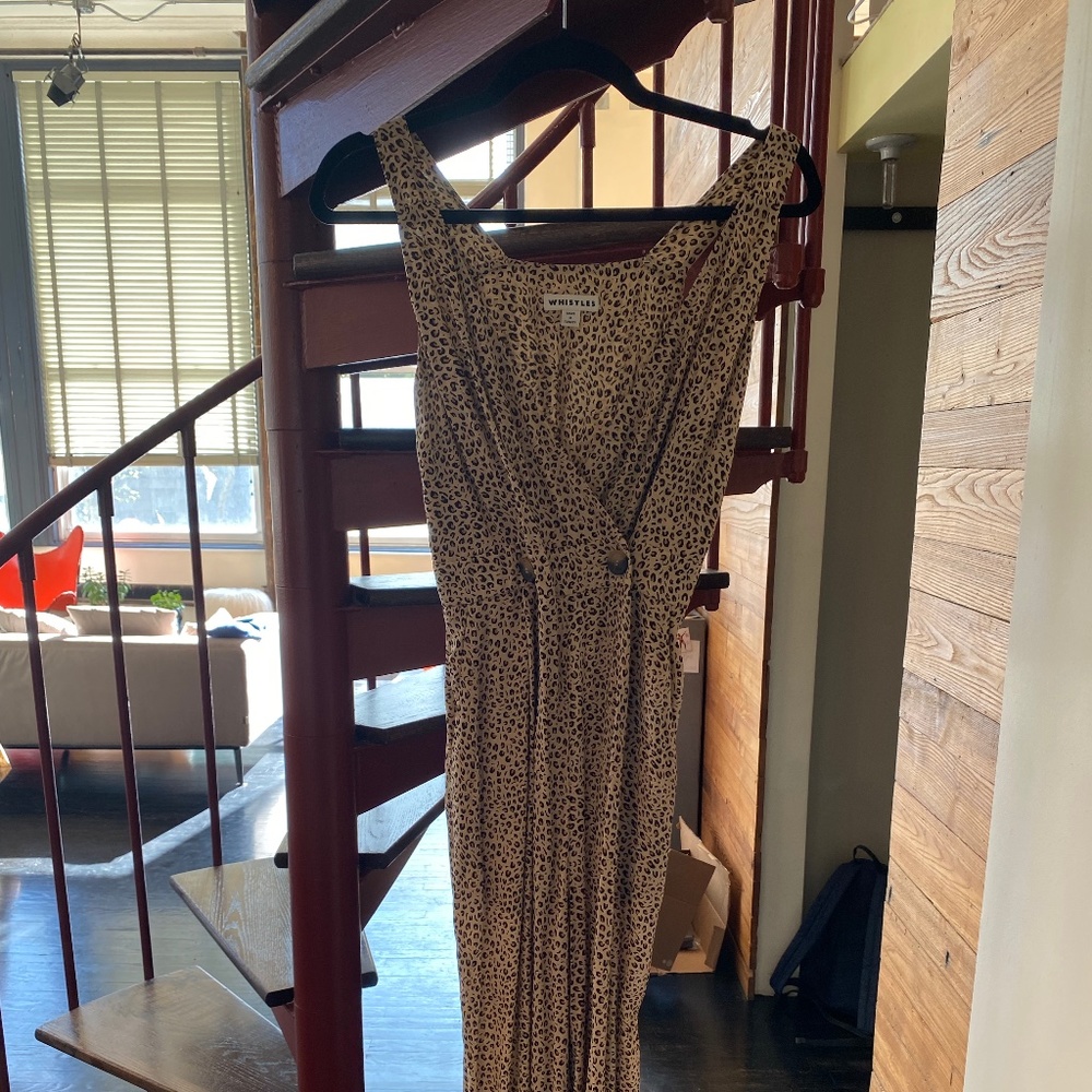Whistles Cheetah Print Jumpsuit